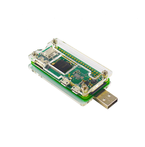 <strong>Raspberry</strong> <strong>Pi</strong> <strong>Zero</strong> USB Adapter USB BadUSB Expansion Board for <strong>Raspberry</strong> <strong>Pi</strong> <strong>Zero</strong> and <strong>Zero</strong> W WH 1.3 with Acrylic Case