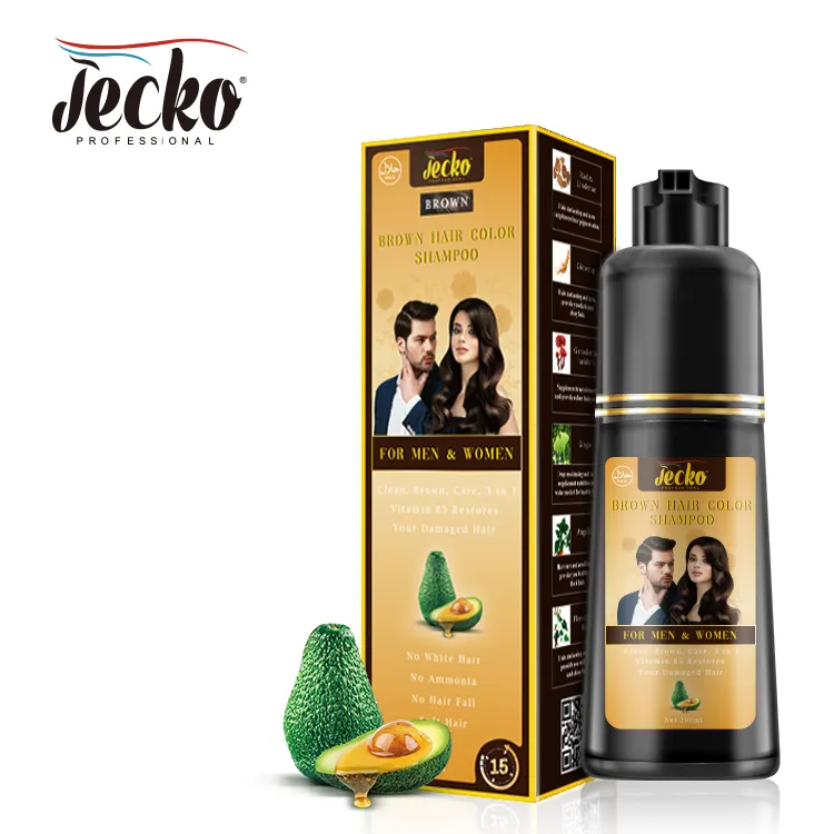 2021 yeni ambalaj siyah şampuan amonyak ücretsiz alerjik olmayan saç rengi boya özel Logo ücretsiz örnekleri