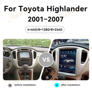 12.1&quot; Inch Android 13 <strong>Car</strong> <strong>GPS</strong> for <strong>Toyota</strong> <strong>Highlander</strong> 2001-2007 Navigation HeadUnit Multimedia Player AutoStereo DSP Tape Recorder - Product Image 2