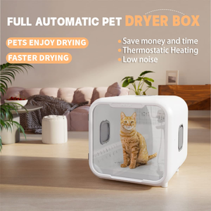 Otomatik hayvan kurutma makinesi kutusu kediler için Ultra sessiz köpek saç kurutma makinesi 71L akıllı sıcaklık kontrolü 360 derece kurutma kutusu kedi köpek - Product Image 3