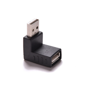90度左/右/上/下L弯曲USB 2.0 A公到母延伸连接器角度USB适配器，用于电脑笔记本 - Product Image 4