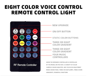 Tcwin RGB подсветка салона автомобиля с музыкальным управлением, USB 5 В, пульт дистанционного управления, активная функция, светодиодный Android совместимый костюм для автомобиля - Product Image 3
