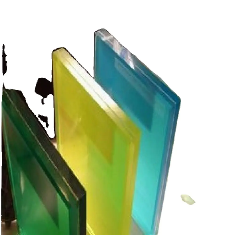 6,38 мм до 40,28 мм SGP PVB прозрачное плоское или изогнутое закаленное ламинированное стекло