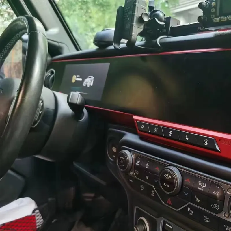 Digitaler Cluster Virtueller Cockpit-Auto-Multimedia-Player für Jeep Wra ngler J-MAX JL 2018-22Dashboard Instrument Speed Meter Screen