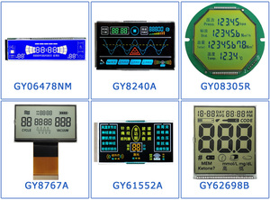 Custom Lcd 7 segment lcd 14 Segment Display tn lcd modul Graphic Mono Number Fpc Zebra 6800 8080 Spi I2C Digital Display - Product Image 4