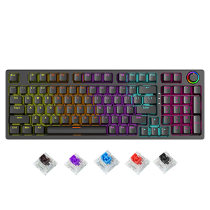 SAMA Custom <strong>Function</strong> Knob Mechanical Wired Gaming <strong>Keyboard</strong> Blue Switch Axis Multimedia Compatible Ergonomics <strong>Keyboards</strong> - Product Image 2