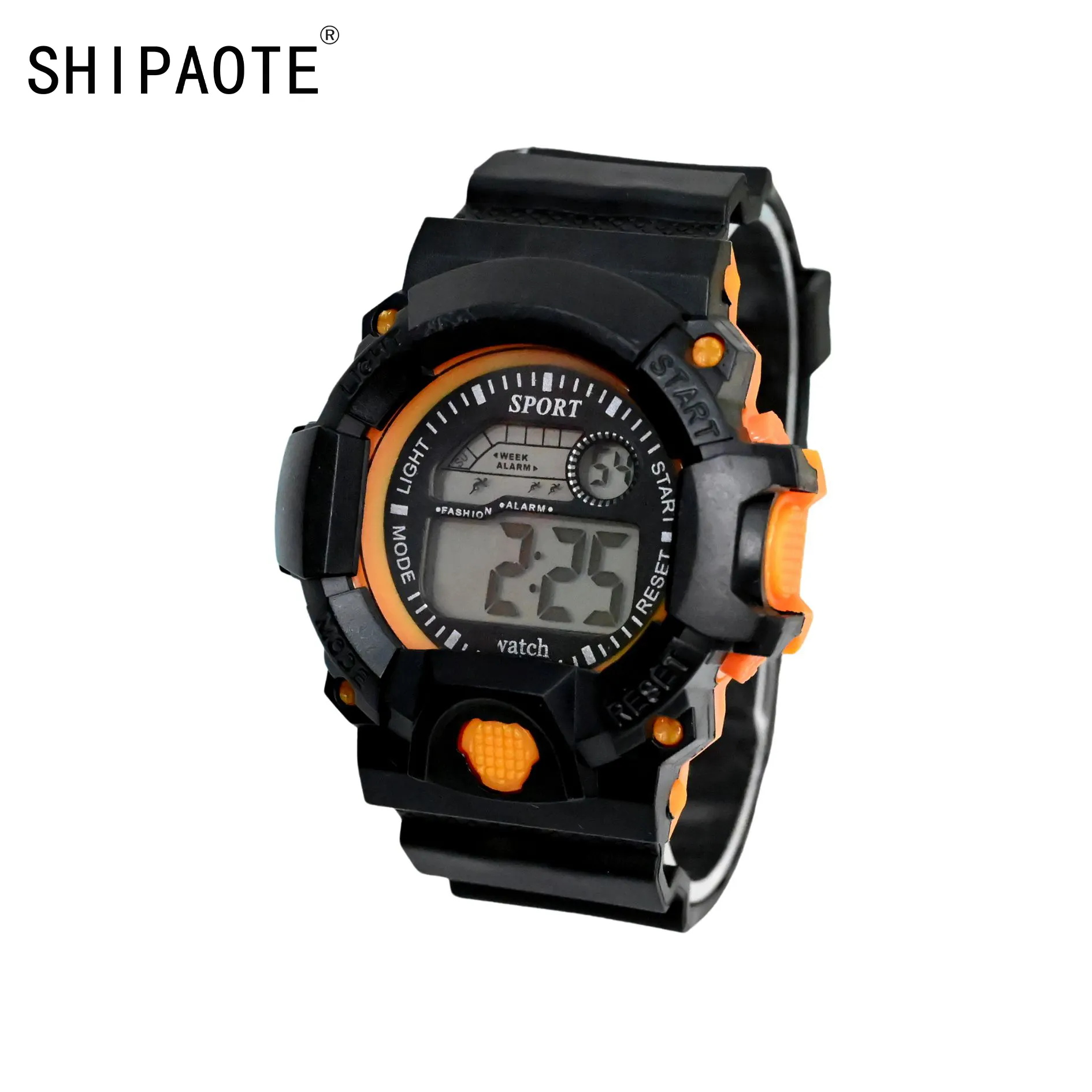 SHIPAOTE 8071 Многофункциональный Будильник с подсветкой даты спортивные детские цифровые часы модные мужские и женские наручные часы