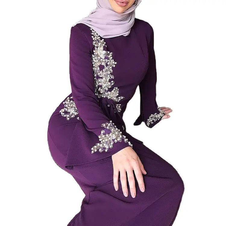 Müslüman Robe müslüman kız giysileri namaz kıyafetler kızlar namaz Abaya ortadoğu İslami çocuk kadın OEM hizmeti Abaya Dubai 1000