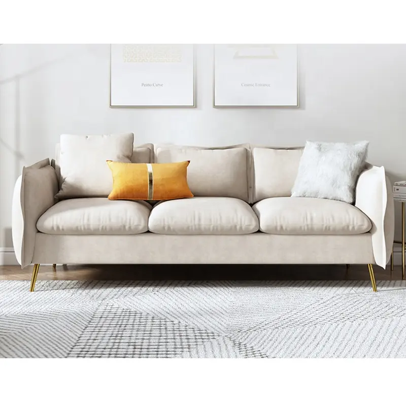 Funda para sofá de 3 plazas, cubierta de tela para sala de estar, 21DGSC035, nuevo diseño