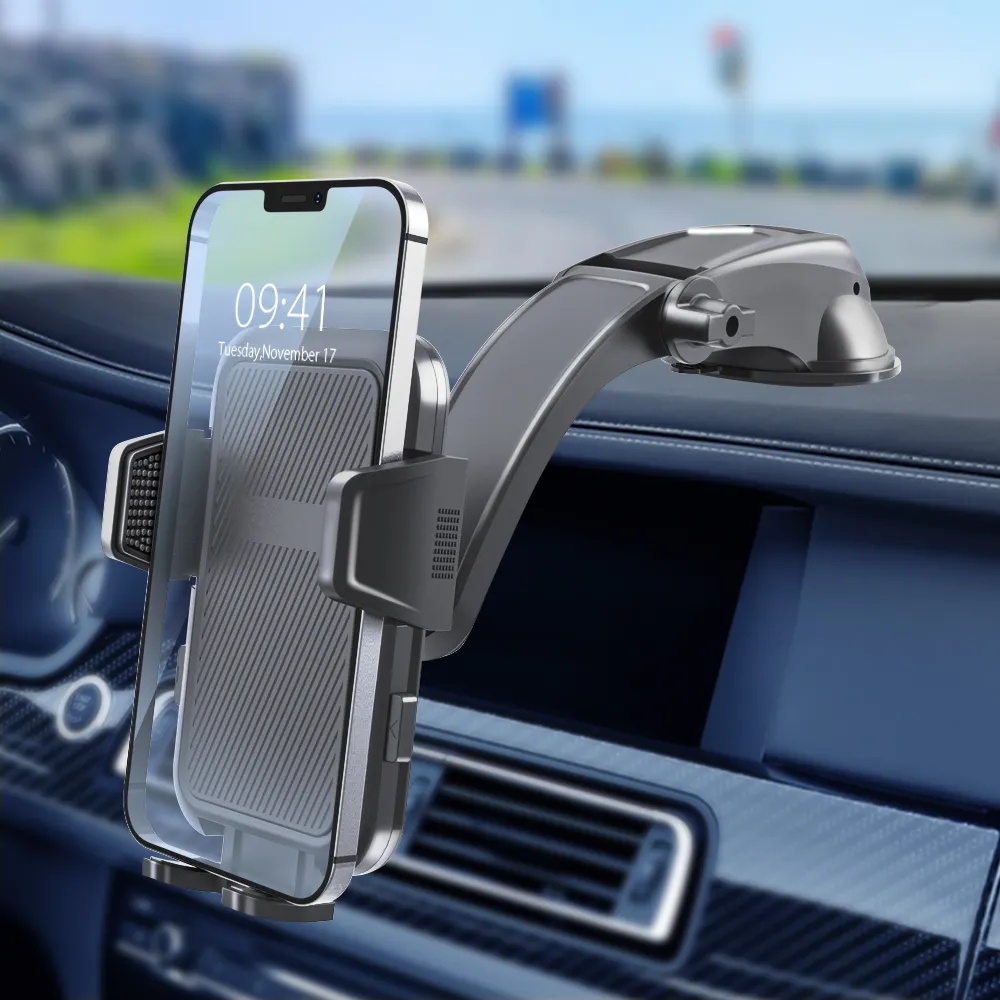 Taiworld akıllı telefon aksesuarları mobil telefon tutucular vantuz tutucu araba ön panel tutucu dönebilir telefon tutucu telefon standı