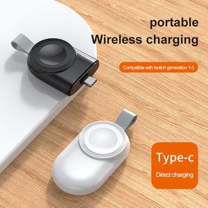 Apple Watch用ポータブルキーホルダーワイヤレス充電12 3 4 5 6 7 SEWatchワイヤレス充電器 - Product Image 2