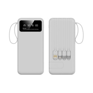 High Capacity 20000 Mah Mini <strong>Power</strong> <strong>Bank</strong> Portable with Type-C <strong>Input</strong> &amp; 10W <strong>Output</strong> Built-in Charger Made of Plastic - Product Image 5