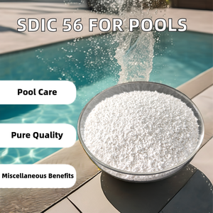 SDIC 56 dihidrat granüler sodyum Dichloro izosiyanürat toz kimyasal yardımcı ajan havuz suyu arıtma için 5% sonraki sipariş - Product Image 2