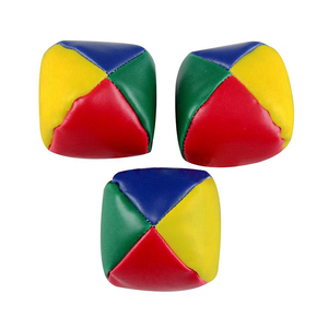 CHL Kids Small <strong>Toy</strong> 5/ 6.3cm OEM logo Printing Custom Assorted Color Sand Plastic Beads Filled Round Shape Hacky Sacks Kick Ball - Product Image 3