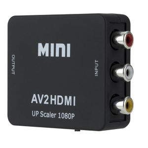 Convertidor de adaptador compuesto compatible con HD 1080P RCA AV a HDMI AV2HDMI Cable de audio y video Adaptador AV CVBS con cable USB