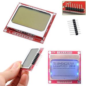 Smart Electronics <strong>LCD</strong> Module Display <strong>Monitor</strong> White backlight adapter PCB 84*48 84x84 5110 Screen - Product Image 1