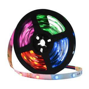 แถบไฟ LED สี RGB 12V/24V แถบไฟสมาร์ทเทป LED ที่มีความยืดหยุ่นกันน้ำ IP68 IP20 IP67สีแดงสีเขียวสีฟ้า - Product Image 1