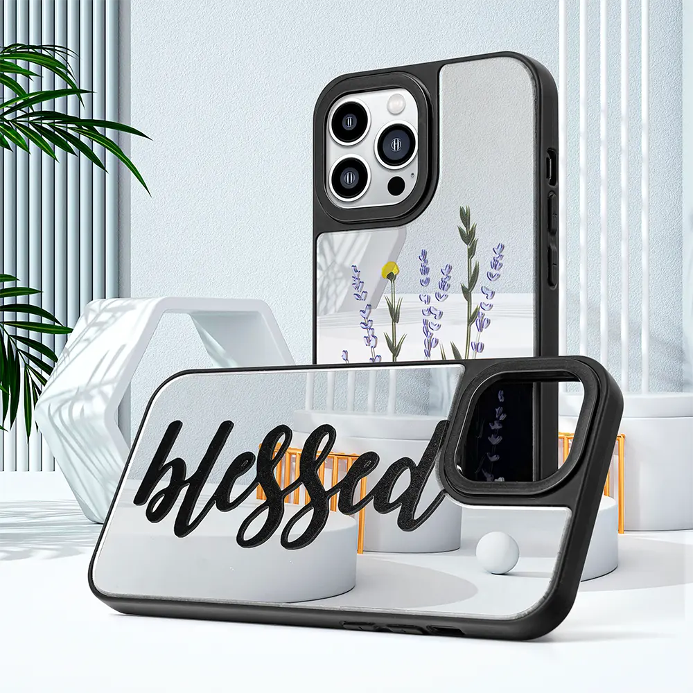 2D 3D Custom Designer Blanks 2 en 1 TPU PC Smartphone Cellule Mobile Sublimation Phone Case Pour Iphone 12 13 14 Pro Max Cover