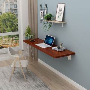 Multi-Functional Wooden Wall-Mounted <strong>Table</strong> &amp; Wall-Mounted <strong>Table</strong> Top <strong>Rolling</strong> Desk <strong>Computer</strong> Wall-Mounted <strong>Table</strong> - Product Image 2