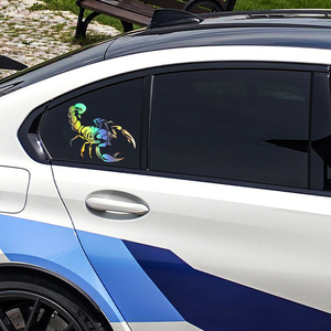 19.3X20CM Personality Scorpion Car <strong>Sticker</strong> and Decals Reflective Laser Car Styling 3D <strong>Stickers</strong> Waterproof Sunscreen - Product Image 6