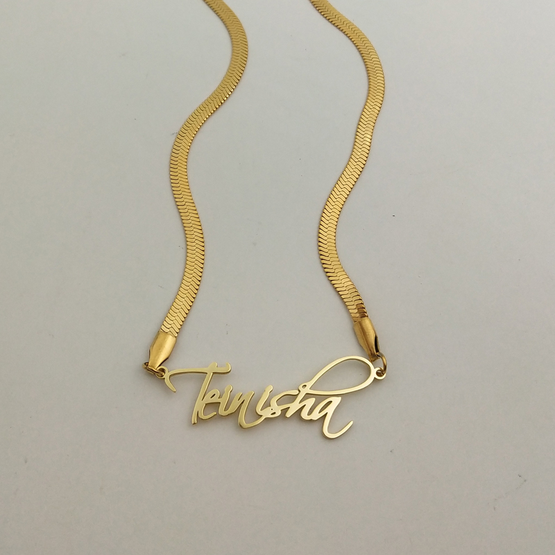 Collier chaîne serpent