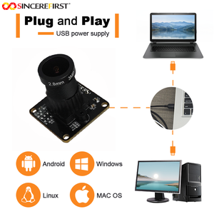 スマートダッシュカメラ用の歪みのない120度レンズを備えた2mpHdワイドダイナミック範囲HM2131センサーCmosUSBカメラモジュール - Product Image 6