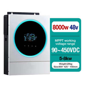 3kW 5kW 8kW 10kW Doppel ausgang aus Netz wechsel richter 48V Hybrid-Solar wechsel richter Reine Sinus-Solar wechsel richter mit MPPT-Regler - Product Image 4