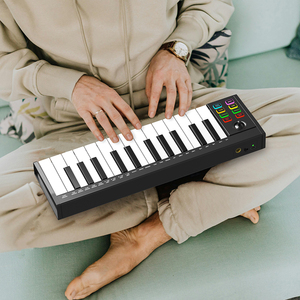 2025 Promotion Konix Drum 25 Keys <strong>MIDI</strong> <strong>Controller</strong> Electronic Piano Arranger <strong>Computer</strong> Music Instruments <strong>MIDI</strong> Keyboard - Product Image 2