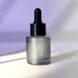 Hot-bán 20ml 30ml Chai thủy tinh nhỏ giọt Có Nắp Đậy Mỹ phẩm mờ đầy màu sắc lass chai tinh dầu chai thủy tinh - Product Image 3