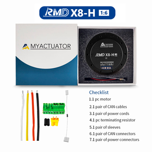 RMD-X8-H 1:6 V3 24V-48V Pancake Servo DİŞLİ Motor Robot kol modüler planet dişli oranı DC öncü Motor kontrolörleri Fan kullanımı - Product Image 5