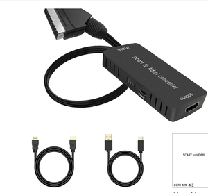 Cable convertidor Scart a compatible con Hdmi, adaptador de Audio y vídeo, Cable de conversión de 1m para Hdtv Stb Vhs Dvd - Product Image 4