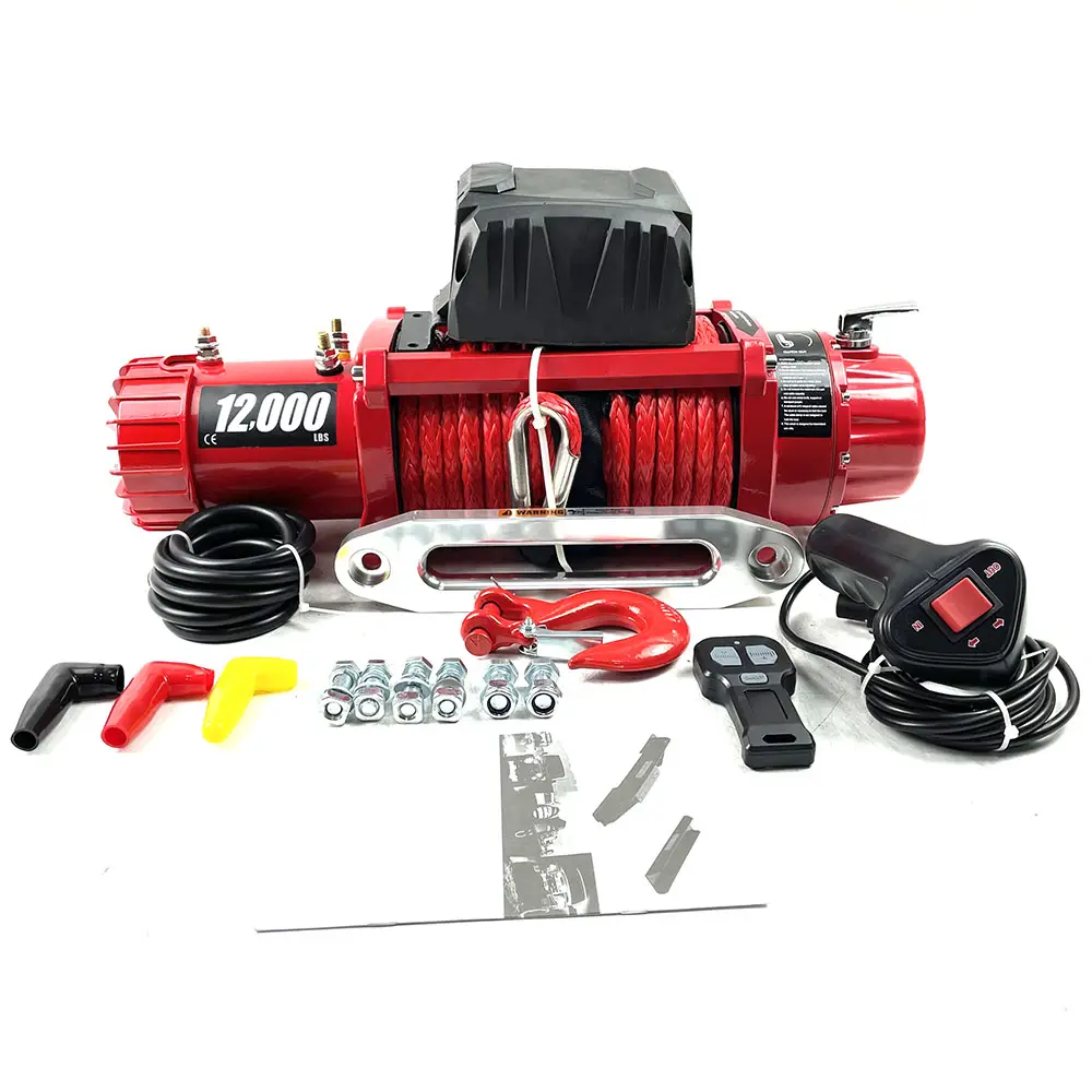 Hao IP67 Obral Anti Air 4X4 12V 12000 LB, Derek Listrik Off Road Kecepatan Cepat