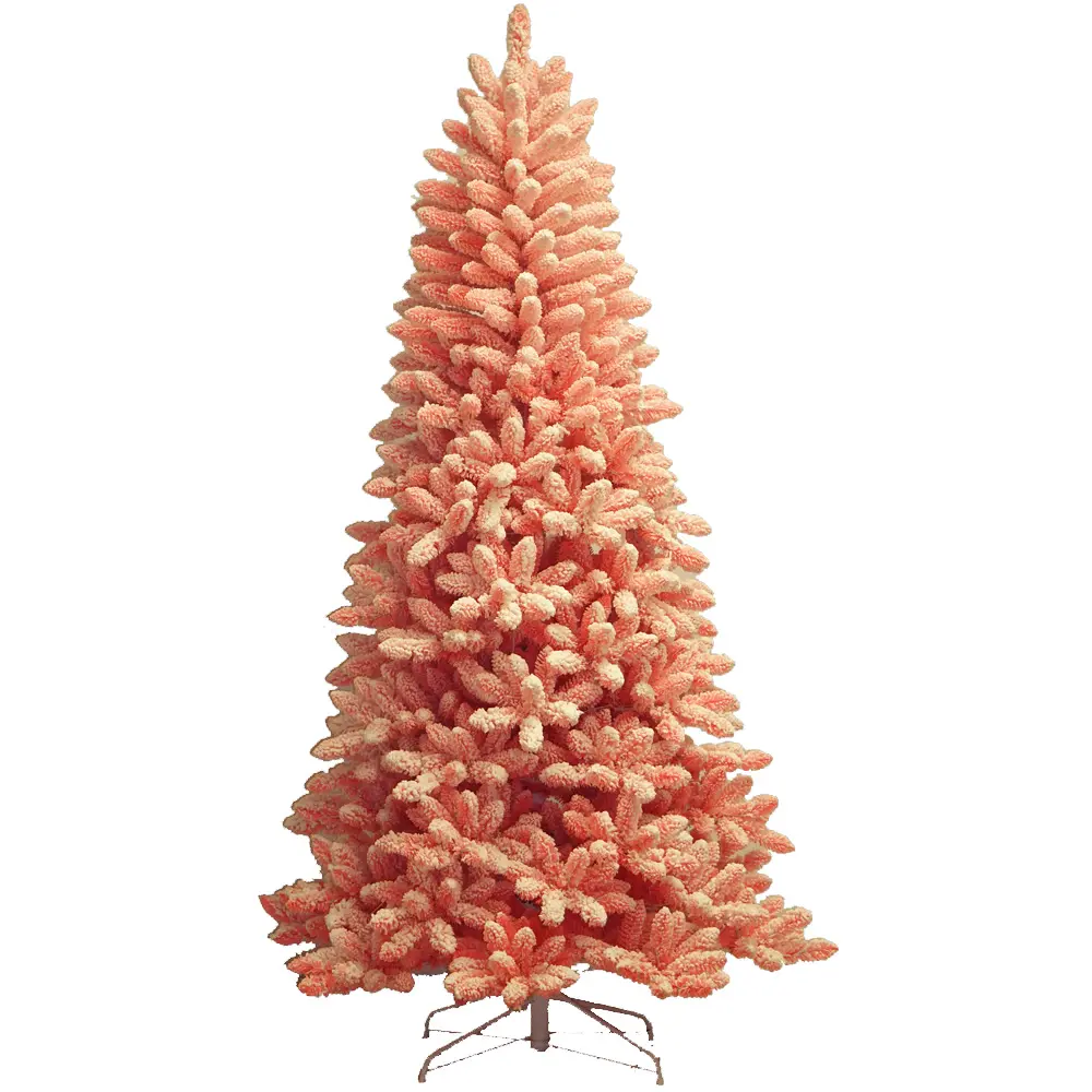 Árbol Artificial colorido, árbol Rosa resistente pero Flexible, PVC, da a los árboles de navidad un aspecto más completo bonito