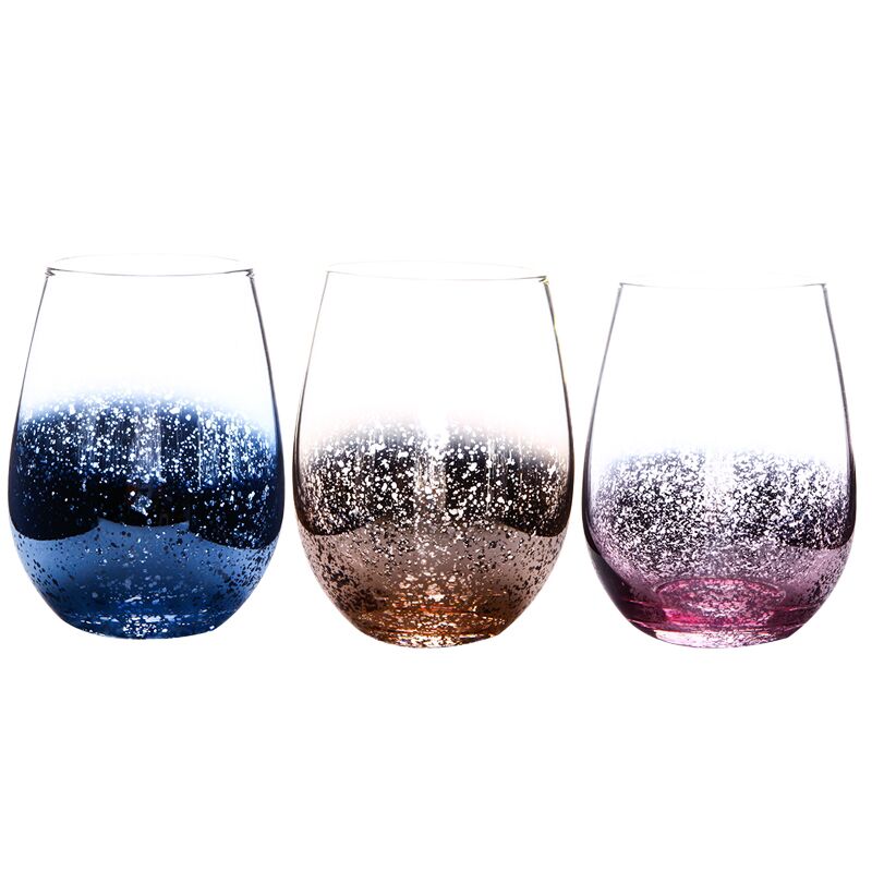 Creative starry sky transparent egg cup crystal wine glass