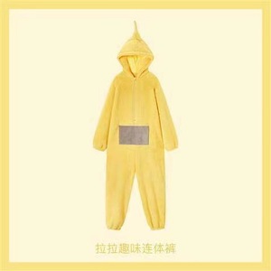 天线宝宝动漫Tinkywinky Dipsy Laa Laa Po拉链毛茸茸连帽衫节服装表演服装睡衣连身衣连身衣 - Product Image 4