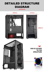De la experiencia de producción en la fábrica personalizada de escritorio personal de escritorio PC juego de ordenador para el caso del juego - Product Image 6