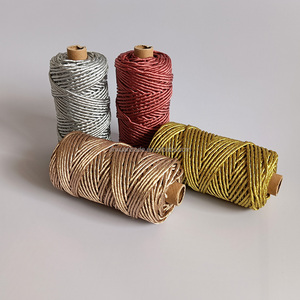 Embellishment Decorative Metallic <strong>String</strong> Cord 3mm Gold Silver Bronze 3mm Metallic Macrame <strong>String</strong> - Product Image 4