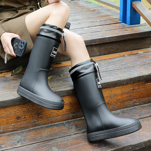 รองเท้าบู้ทกันฝน PVC สำหรับผู้หญิง, รองเท้าบู้ทกันฝนรองเท้าแฟชั่นฤดูร้อน - Product Image 6
