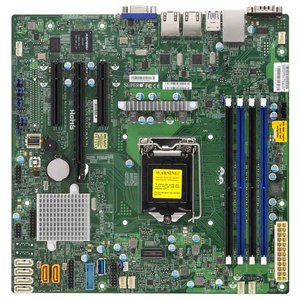 X11SSL-F-enchufe único H4 (LGA 1151), compatible con procesador Intel Xeon E3-1200 v6/v5, Intel 7th/6th Gen. Core serie i3 - Product Image 3
