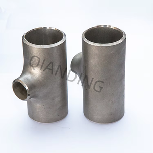 Tee, đỏ, smls, BW, sch80 DN25 ASME b16.9, ASTM A234-WPB thép không gỉ TEE giảm tốc TEE PN16 - Product Image 4