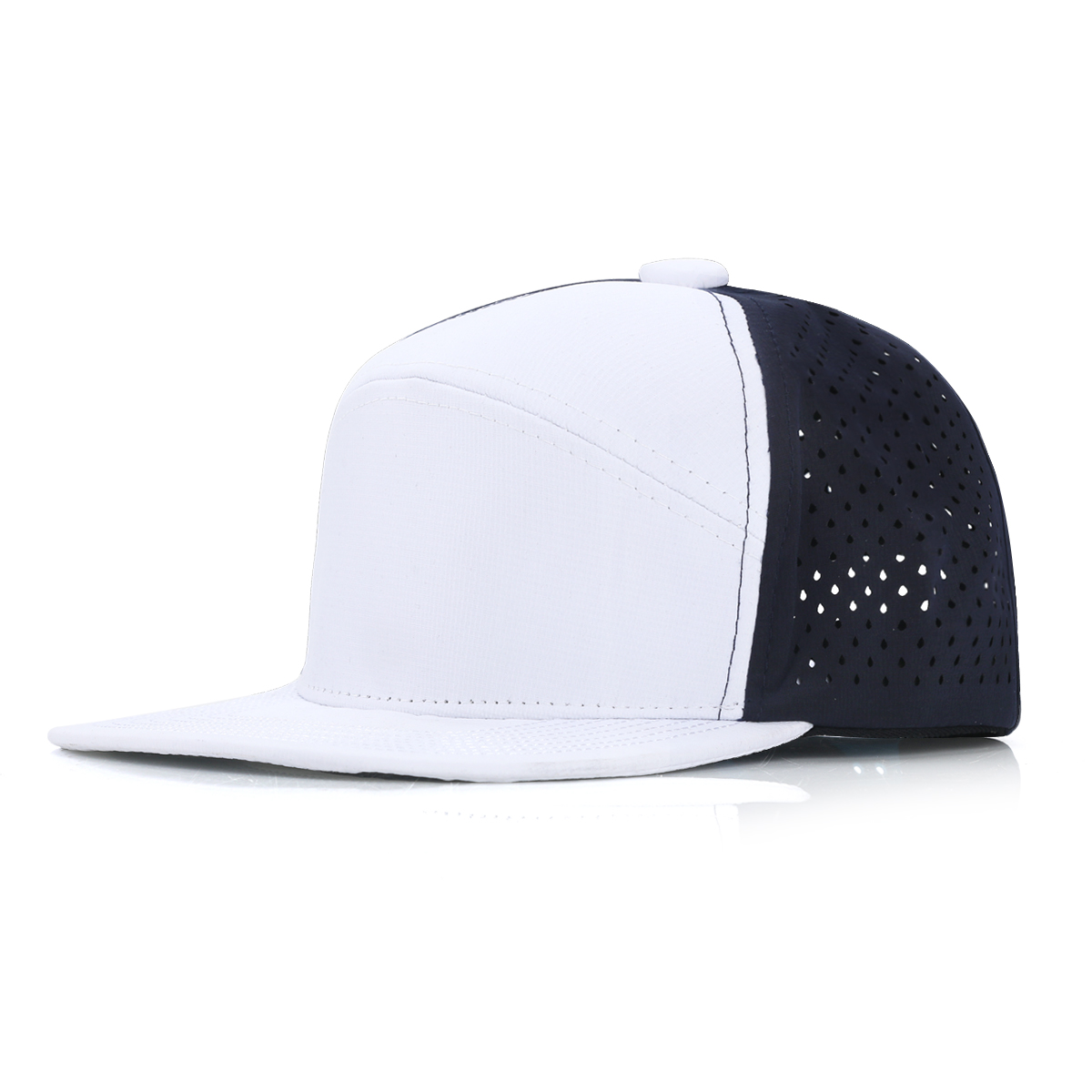Blanc/bleu marine