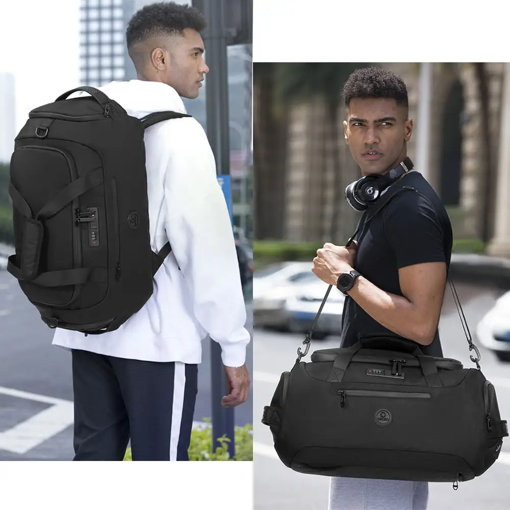 Ozuko 9651 bolsas de viaje tácticas personalizadas para llevar a mano Ps5 Weekender Gym Duffle Bag con compartimento para zapatos Sneaker bolsas de viaje grandes