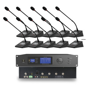 HUAIN ODM OEM Wifi UHF Беспроводная Конференц-система для конференц-зала с микрофоном и хостом - Product Image 1