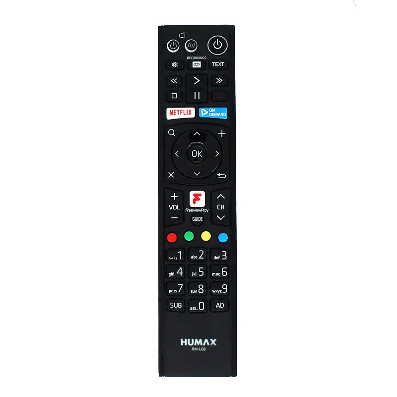 Mando a distancia inteligente RM-L08 para Humax, decodificador Freeview Play, FVP-4000T, FVP-5000T