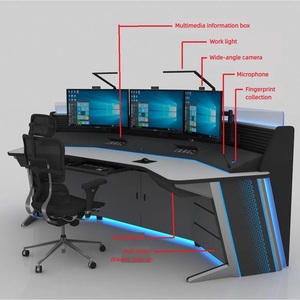 Sala di controllo mobili Data Center professionale multi Computer Workstation comando centro Console tavolo - Product Image 4