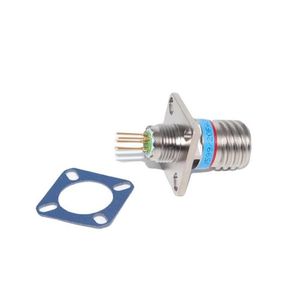 D38999/20fa35slnc2 mil Spec Box Mount receptacle uốn địa chỉ liên lạc 10 pin kết nối với dẫn điện vuông cao su Pad - Product Image 1