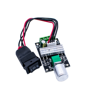 PWM DCモータースピードコントローラ6V/12V/24V 3Aスピードコントロールスイッチ、前方および逆機能付きパワードライバモジュール - Product Image 1