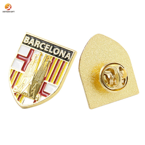 Groothandel Custom Harde Emaille Pin Badge Souvenir Zilver Goud Metalen Revers Pin - Product Image 2