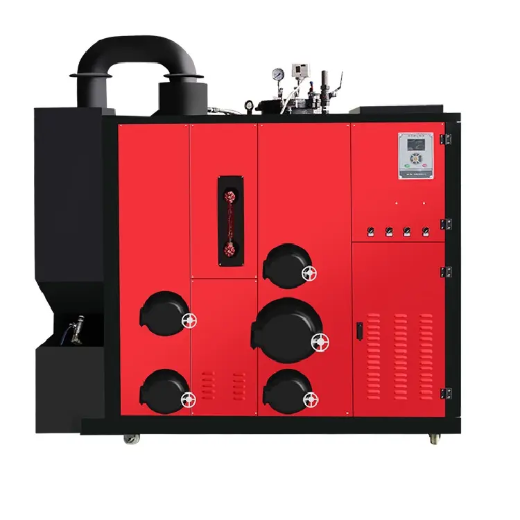 Caldaia a vapore portatile 0.15T-0.7-S generatore di caldaia a vapore a Pellet di legno a combustibile a biomassa verticale ad alta efficienza