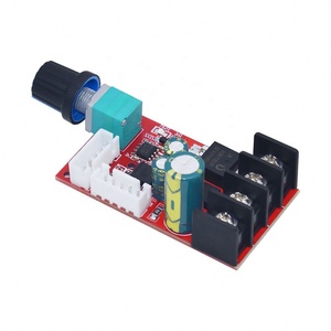 Hochleistung PWM Gleichstrom-Motorregler LED-Dimmer 10V-50V Drehzahlschalter 15A mit Schaltermodul - Product Image 1